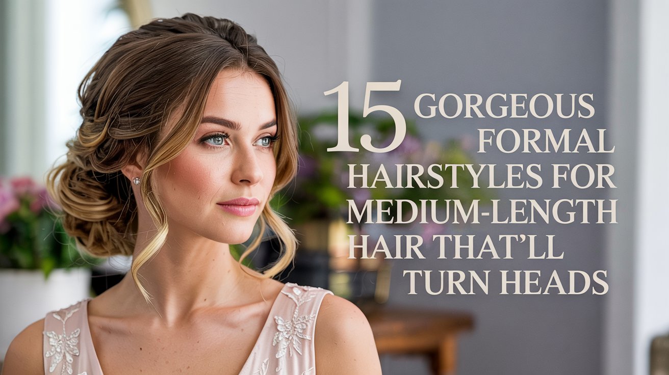 15 Gorgeous Formal Hairstyles for Medium-Length Hair That’ll Turn Heads